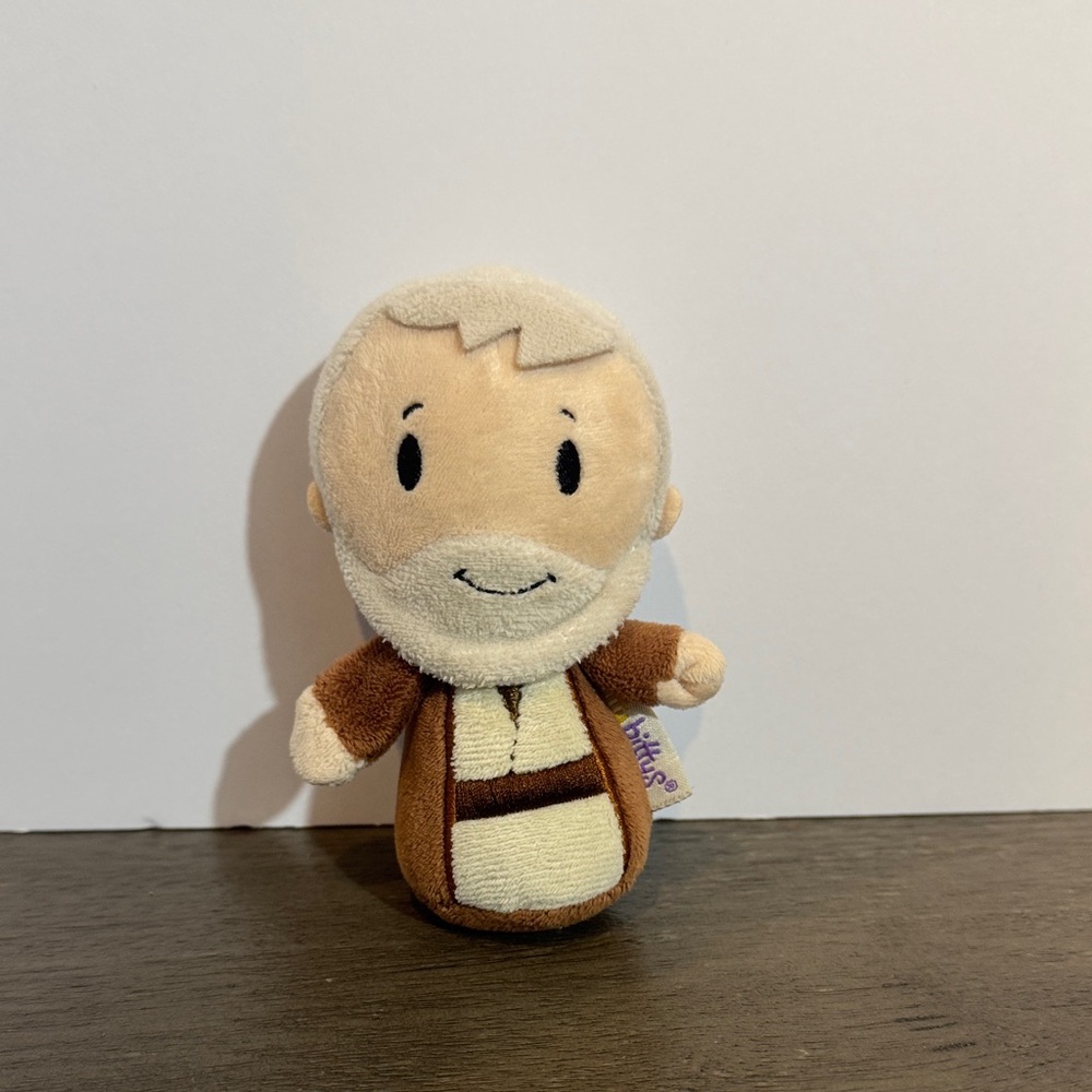 Hallmark Itty Bittys Star Wars Obi Wan Kenobi Plush Stuffed Toy Doll 4.75 Inch